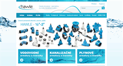 Desktop Screenshot of hawle.cz
