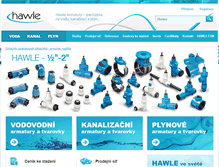Tablet Screenshot of hawle.cz