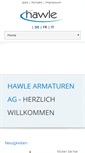 Mobile Screenshot of hawle.ch